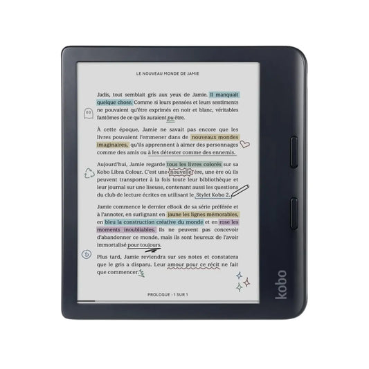 Liseuse Kobo Libra Colour Noir